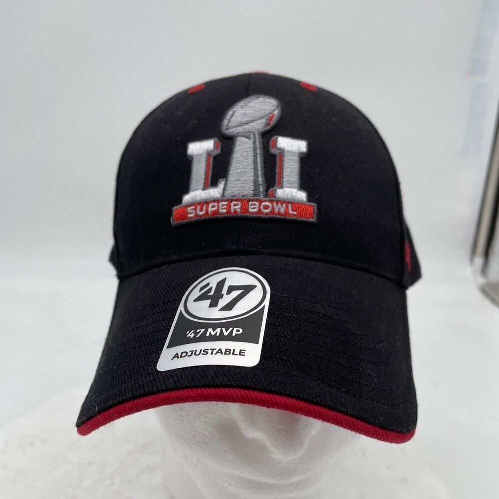 Super Bowl LI 51 2016 Patriots Falcons 47 Brand Cap Hat One Size OSFA